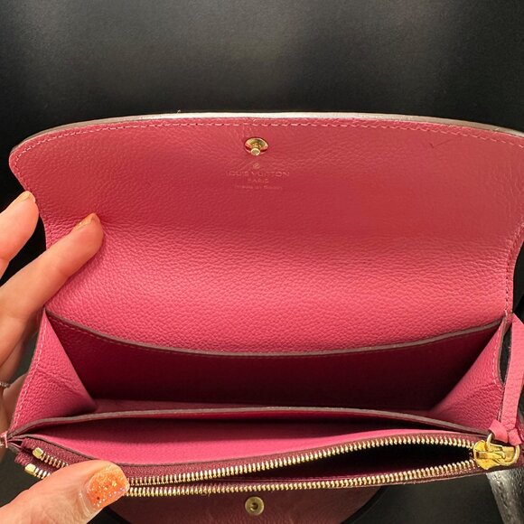 Louis Vuitton Monogram Empreinte Envelope Continental Wallet w/COA - EUC - Picture 5 of 8